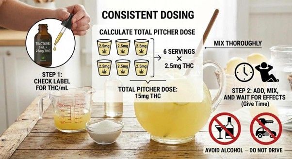 How to Make Dose of Cannabis Lemonade for a Consistent Experience