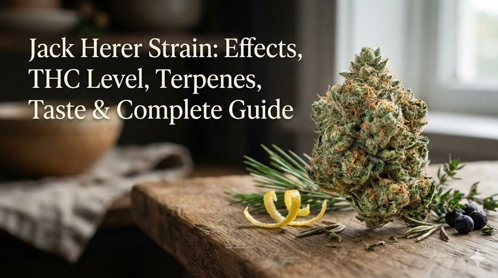 Jack Herer Strain: Effects, THC Level, Terpenes, Taste & Complete Guide