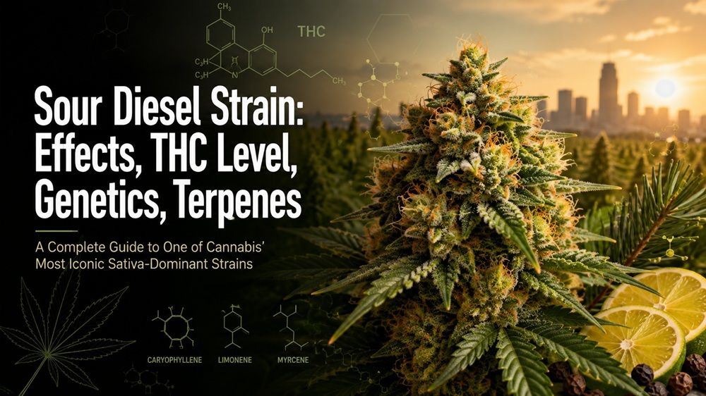 Sour Diesel Strain: Effects, THC Level, Genetics, and Why It's Still a Favorite